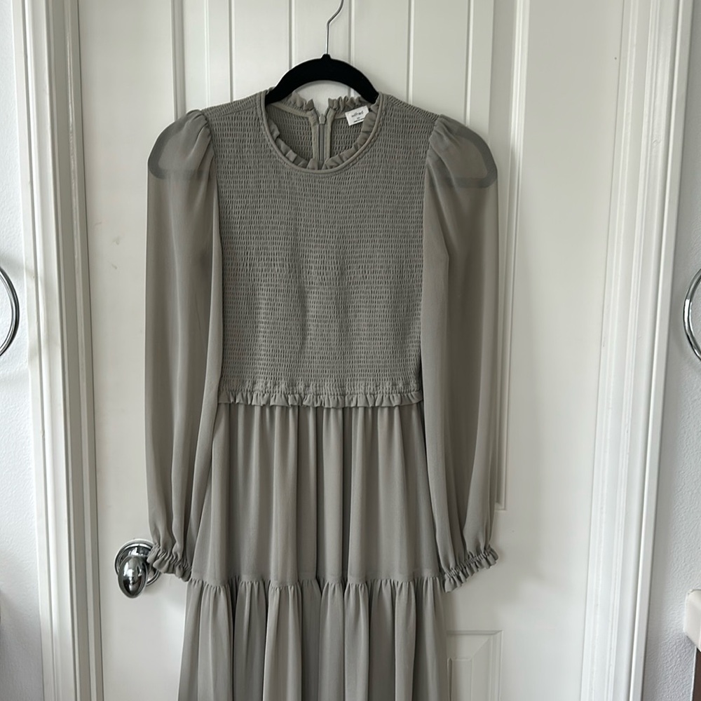 Aritzia Wilfred Chiffon Dress